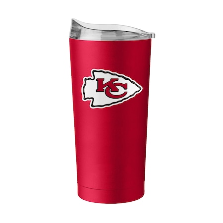 Logo Brands Kansas City Chiefs 20oz Flipside Powder Coat Tumbler 616-S20PT-34